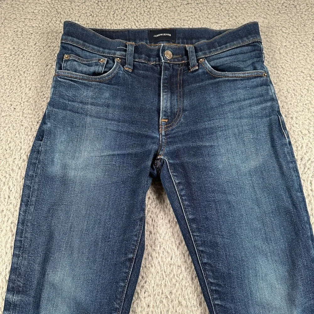 J.Crew Jeans Men's Slim‎ 484 Denim Blue Wash 28x32 Kurabo Japanese Denim Faded